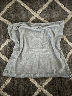 Women's Strapless Grey Tube Top